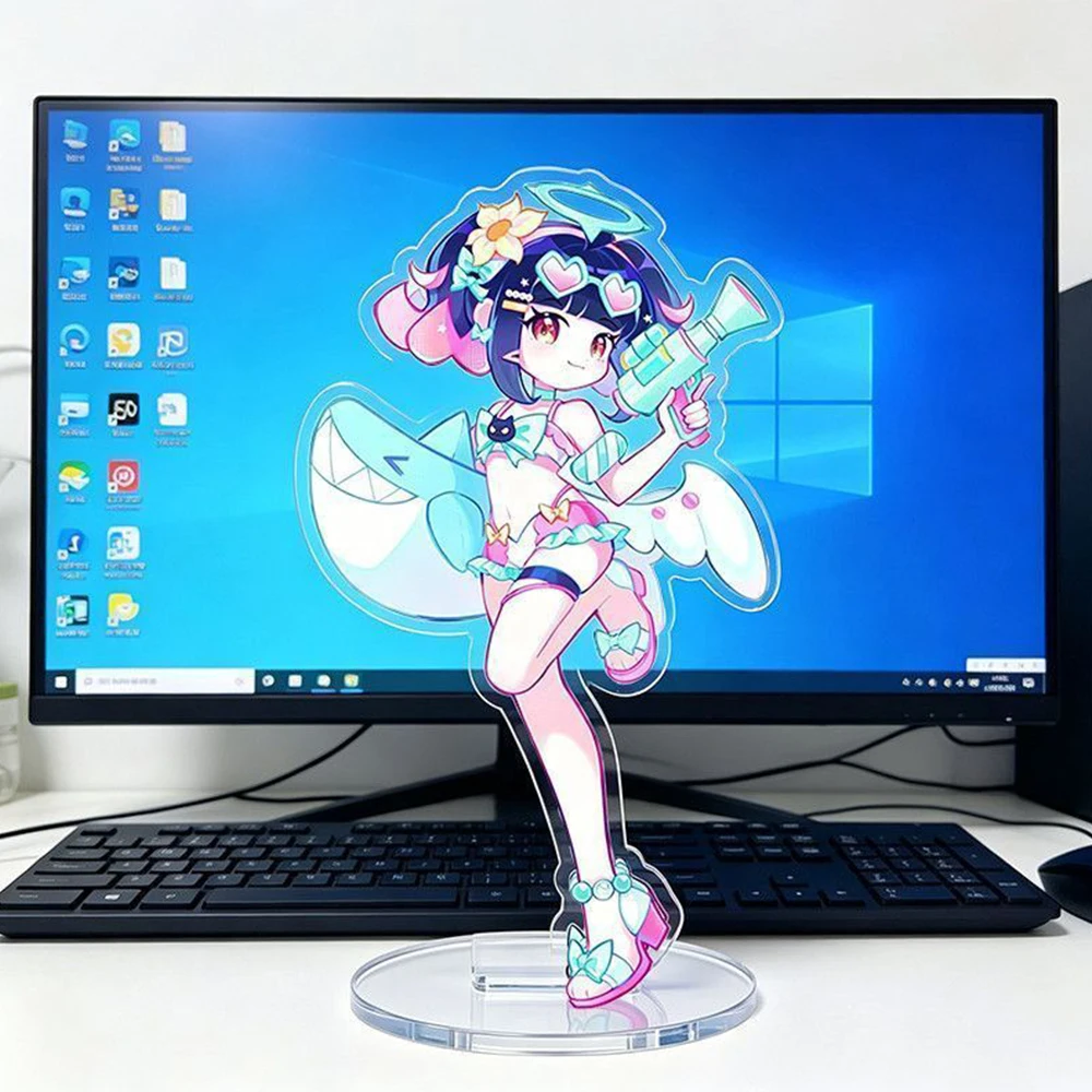Game Zenless Zone Zero Angels of Delusion Nangong Yu Aria Sunna Cosplay Standing Plate Acrylic Desk Decoration Stand Accessory