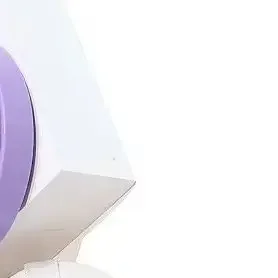 パープルエアクッションファンデーション DIY ボックス空のパフボックスミラー付き BB クリーム化粧品容器スポンジ化粧ケース