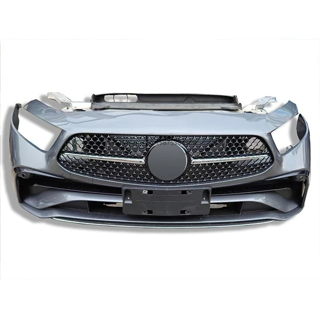 Front Bumper Grille Baking Rack Radiator Fan Parking Sensor Wiring Harness and Diffuser of for CLS W257 Model