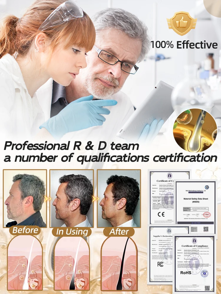 قاتل الشعر الأبيض، يزيل الشعر الرمادي ويعيد لون الشعر الطبيعي خلال 7 أيام #3