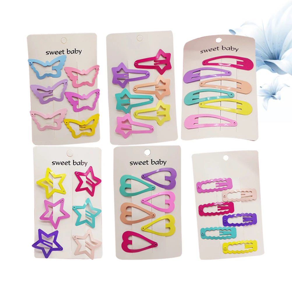 

Cute Candy Color Hair Clips Durable Women Barrettes Girl Pins Accessories Wedding Party Bobby Pins Snap Hair Clips