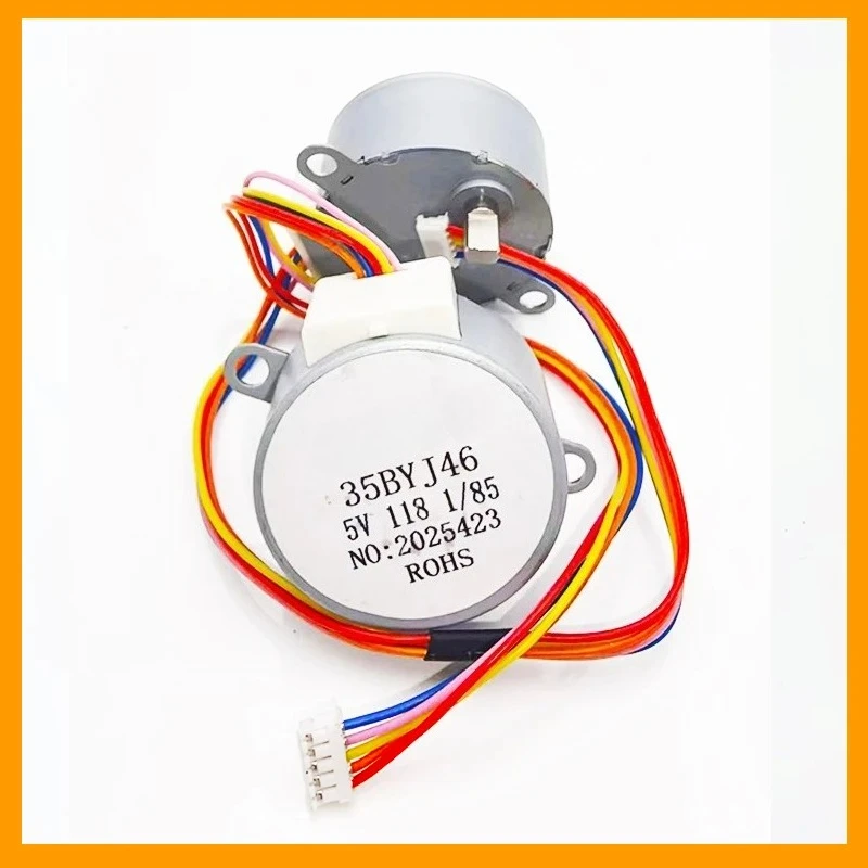 Motor de Passo 35BYJ46 5V com Engrenagens de 4 Fases e 5 Fios, para Função de Oscilação de Aquecedor de Ar Quente