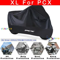 For HONDA PCX 125 PCX 150 160 Rain Cover Waterproof Dustproof Outdoor Motorcycle Cover Wear-Resistant Fabric Accessories