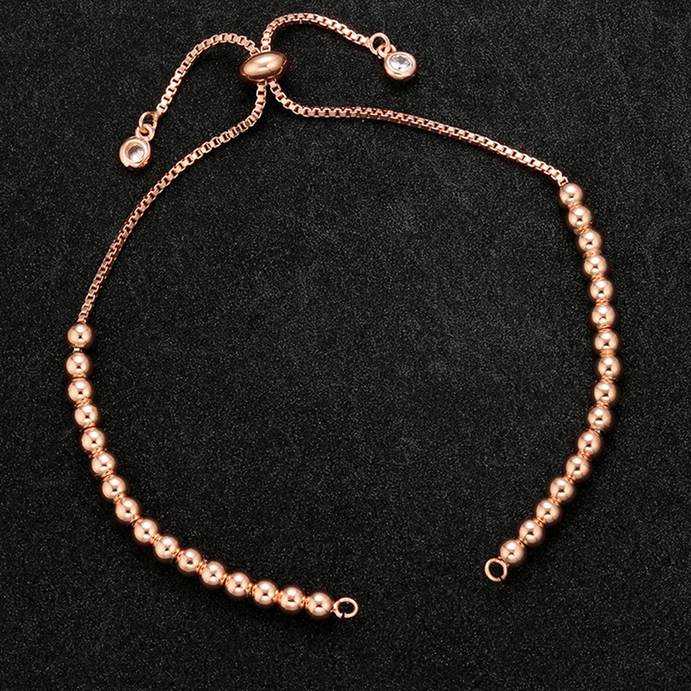 

4 Pcs Bracelet Accessories Jewelry Semi-Finished Hand Chain Adjustable Product DIY