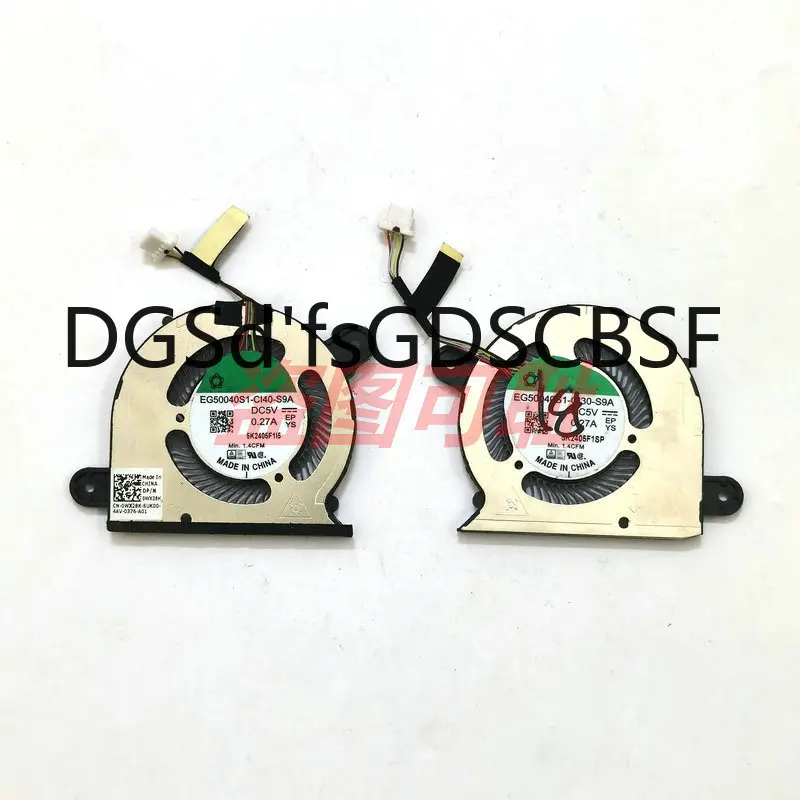 

Вентилятор охлаждения процессора ноутбука для Dell XPS 13 9310 EG50040S1-CI31-S9A DC28000OSL 0FRK0V EG50040S1-CI42-S9A DC28000ONSL 0WX28K
