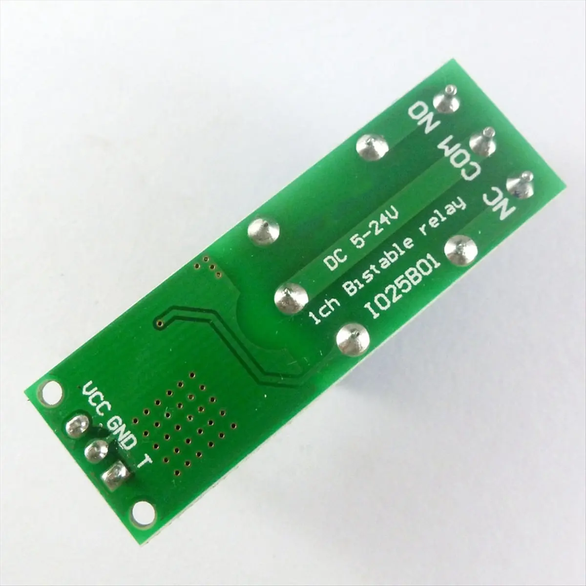 AAAE Mini 6-24V Flip-Flop Relay Module 1 Channel Bistable Self-Locking Switch Low Pulse Trigger Board