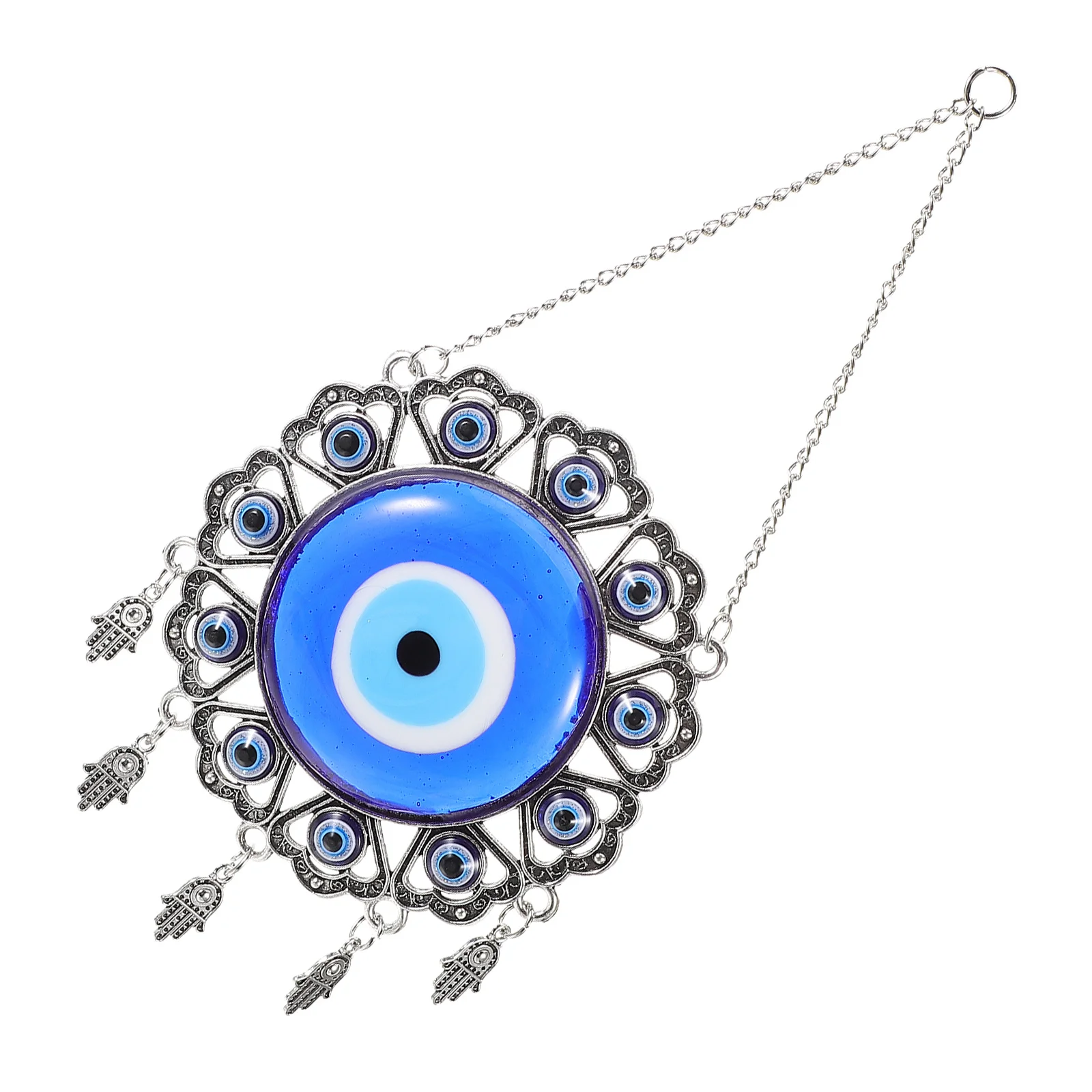 

Turkish Blue Evil Eye Glass Pendant Hanging Car Charm Nazar Amulet Decoration Car Hanging Accessories Rearview Mirror Pendant