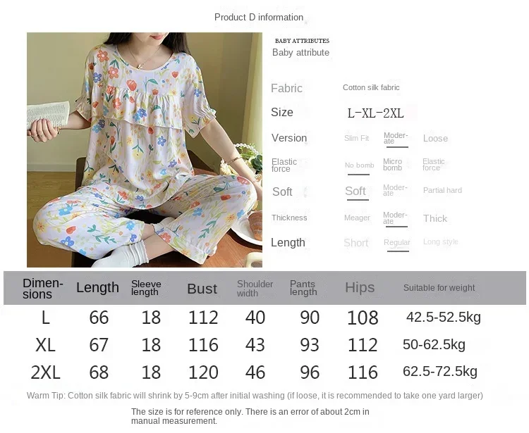 InjCute-Ensemble pyjama en satin pour femme, tenue en coton, pantalon 2 pièces, surintendant ser, à volants, vêtements de nuit, PJ