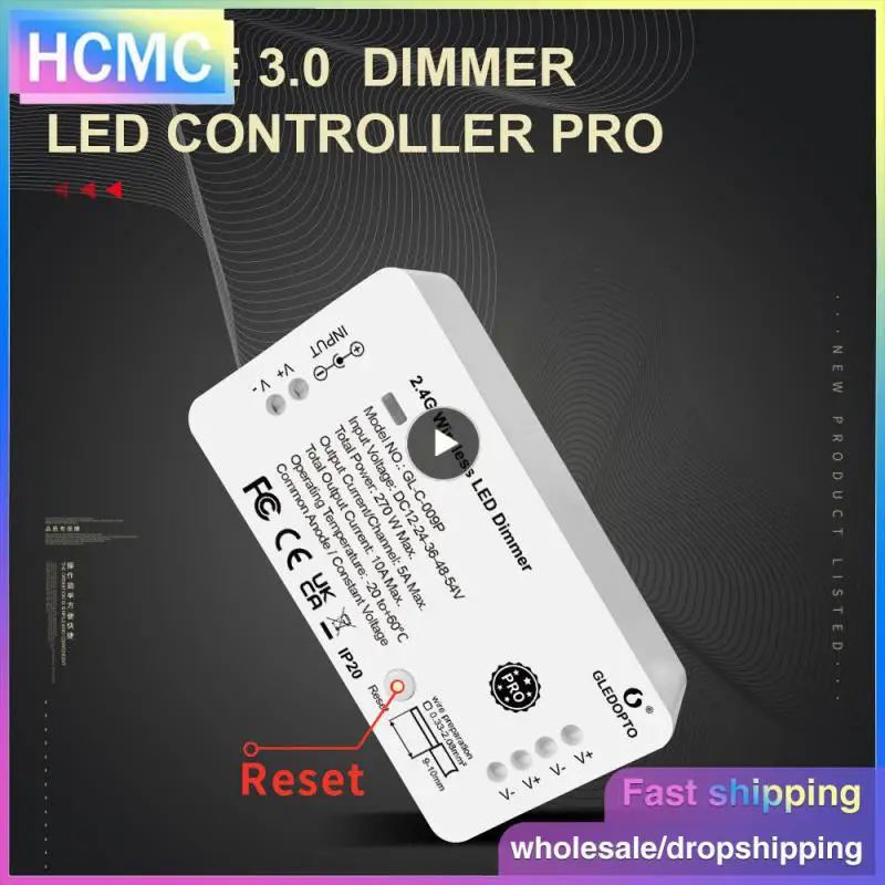 Rgb+cct Easy Control With Voice Or App Versatile Led Strip Controller Led Strip Controller Seamless Smart Home Integration