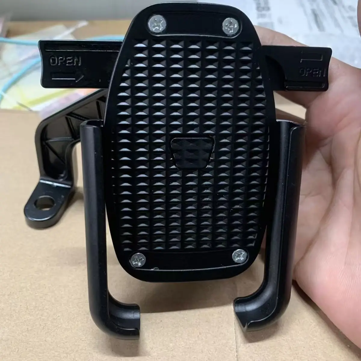 

Motorcycle Bicycle Phone Mount Holder Outdoor Riding GPS Navigation Bracket Rainproof Sun Shade