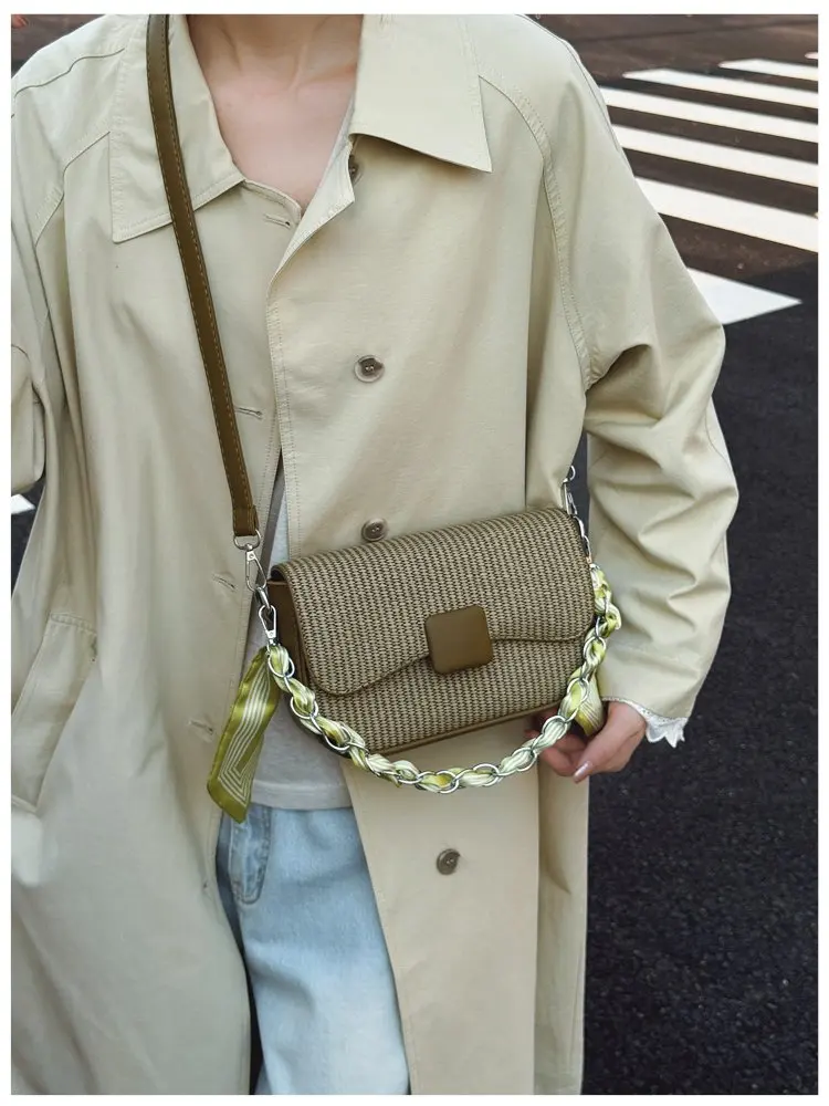 

Высококачественная женская сумка из кожи с рисунком листьев и повседневным парижским элитным повседневным стилем ​