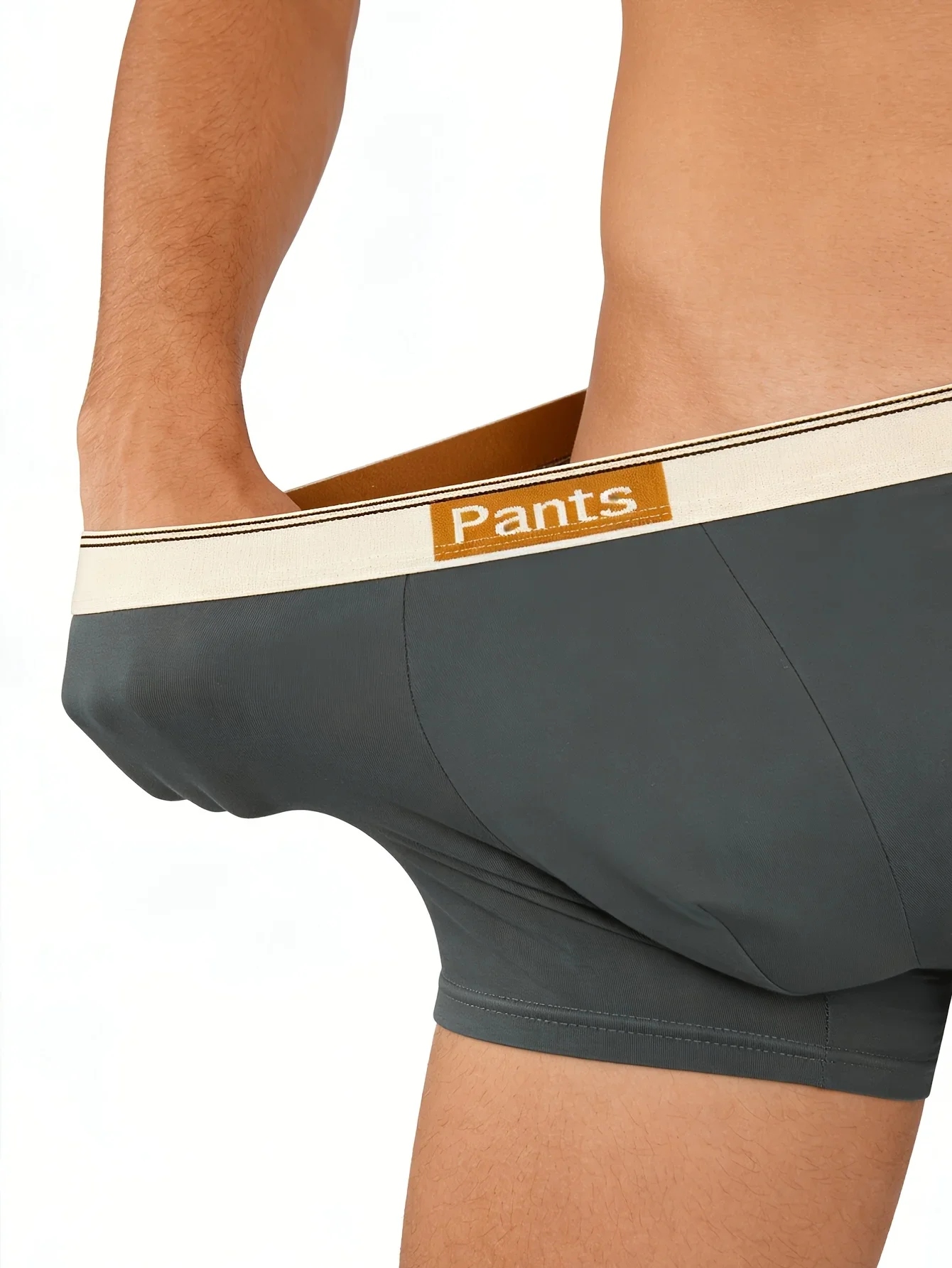 Men's 10pcs 95% Pure Cotton Flat Angle Underwear Quick Drying and Sweat Absorbing Super Value and Comfortable Daily Underwear