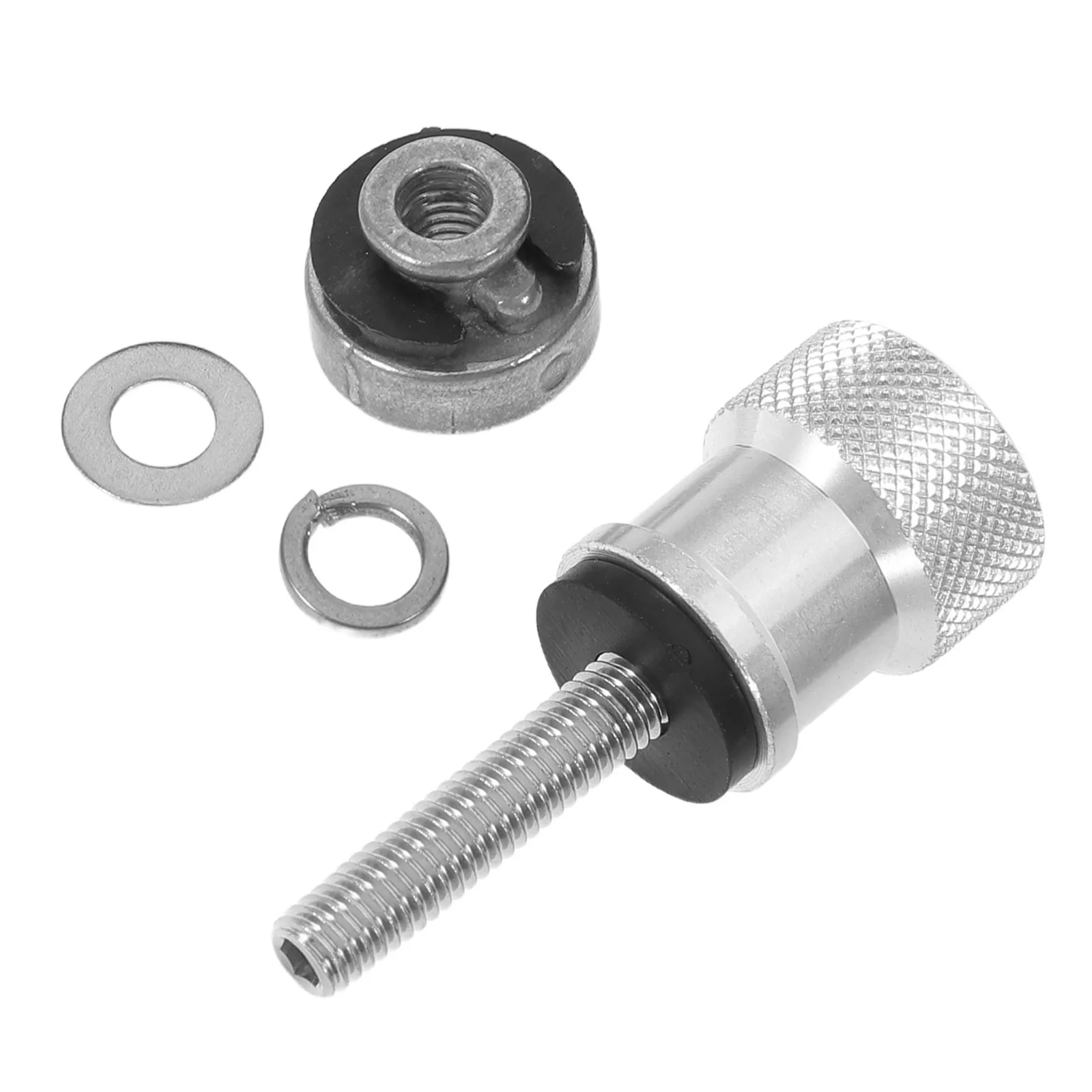 

Motorcycle Rear Screw Quick Release Knurled Silver Tail Cover Bolts Seat Panel Bolt Removal Tool For Diy Modification Parts