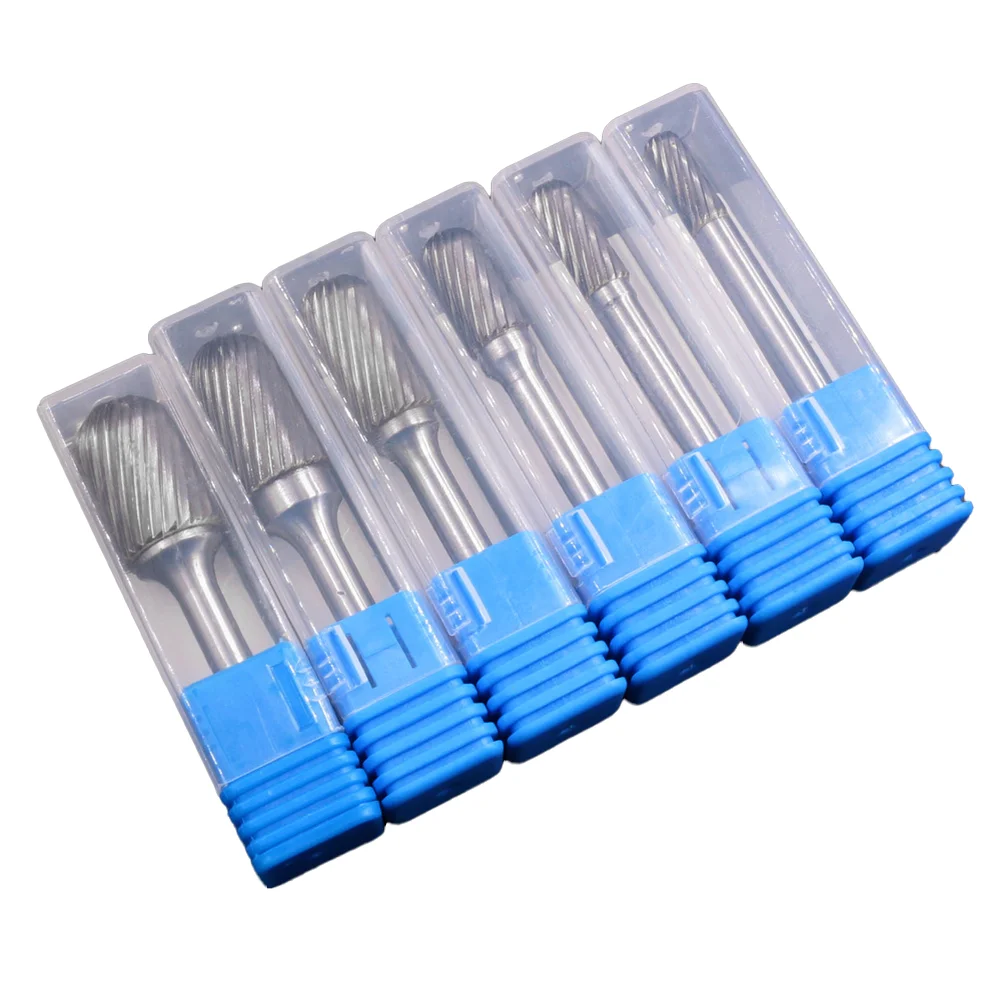 Die Grinder Accessory Rotary Burr For Jewelry Carving Double Cut Design For CNC Rotary Tools Carbide Tool For Metalwork