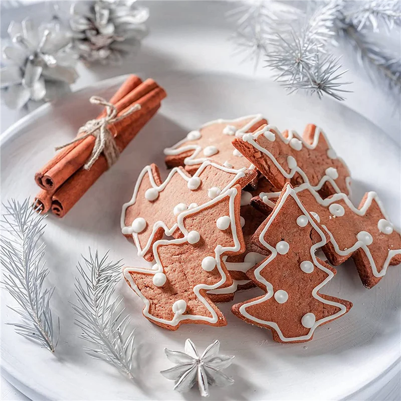 FAST-60 Pieces Cookie Stencils Cake Templates Coffee Stencils Reusable Painting Cake Stencil Templates Embossing Moulds