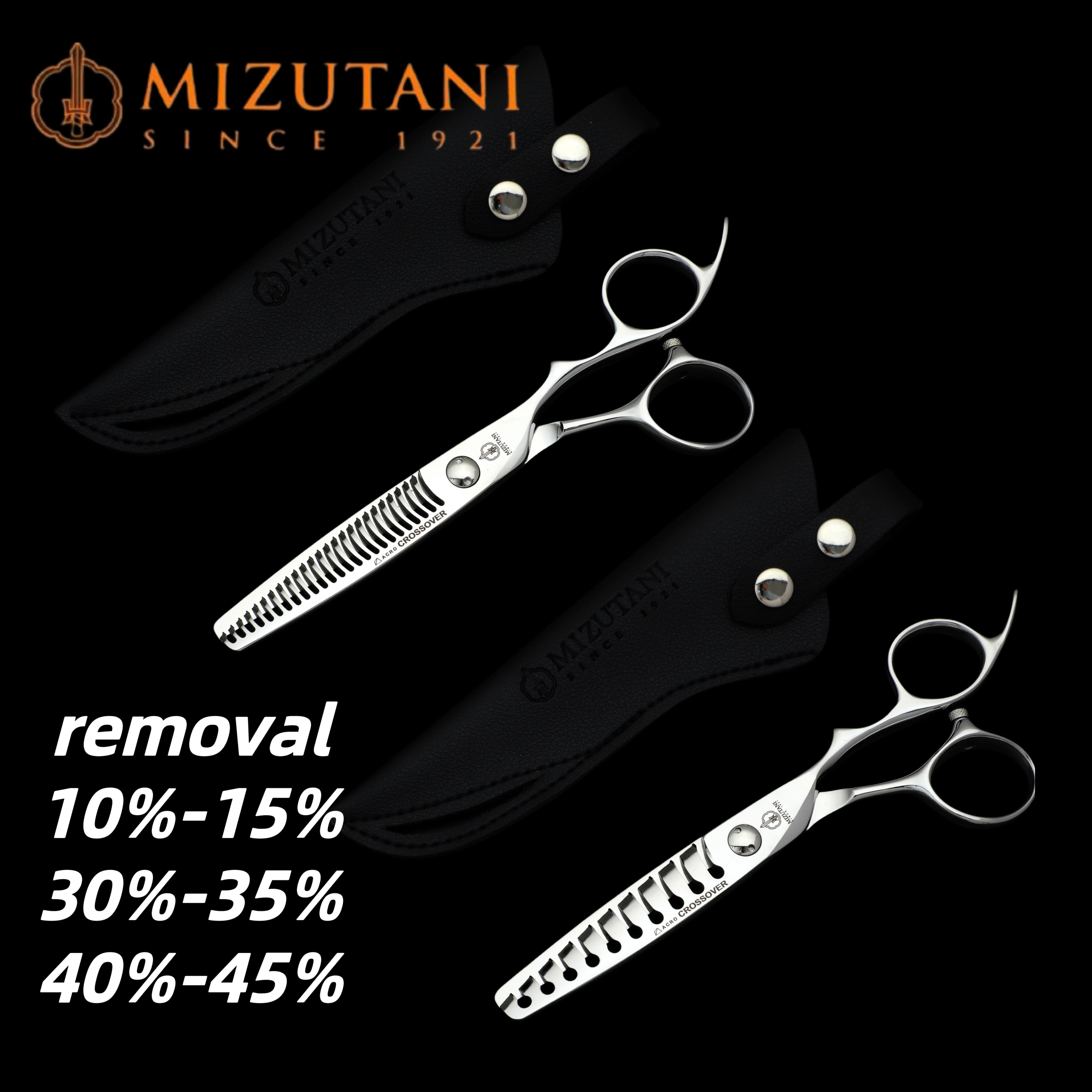 

Mizutani Hairdressing Scissors VG10 steels 6.0 Inch Thinning Barber Tools Hairdressing tool set Professional thinning scissors