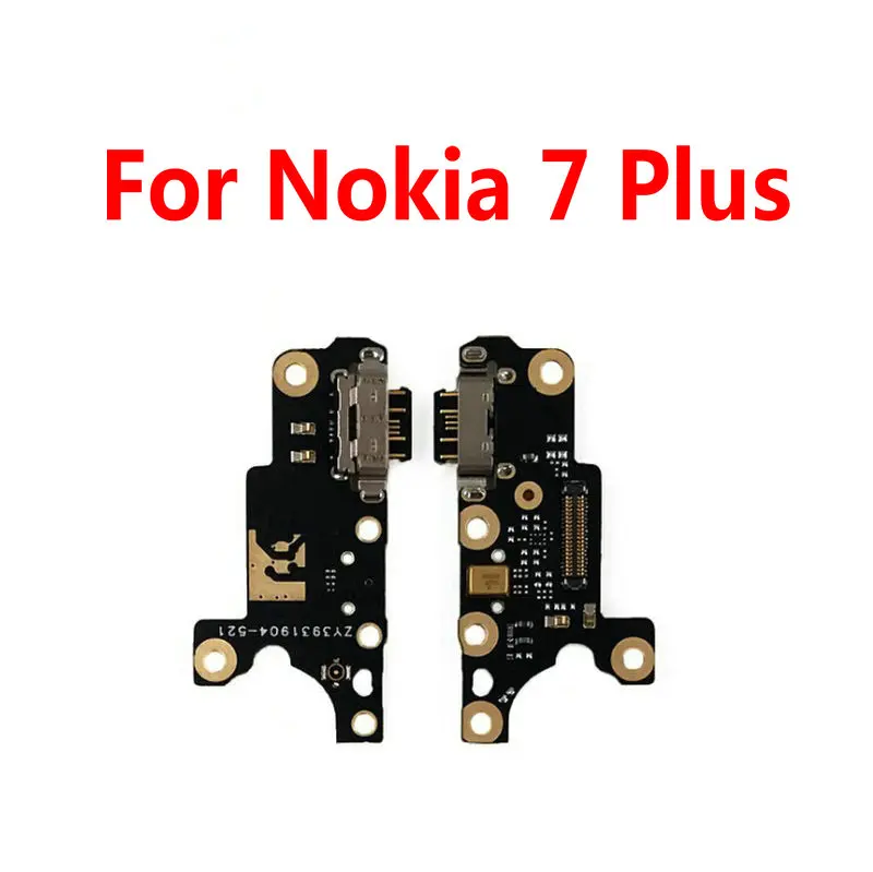 Typec Charger Board USB Charging Port Dock Plug Jack Connector Flex Cable + Microphone For Nokia 7 Plus 7.1 7Plus