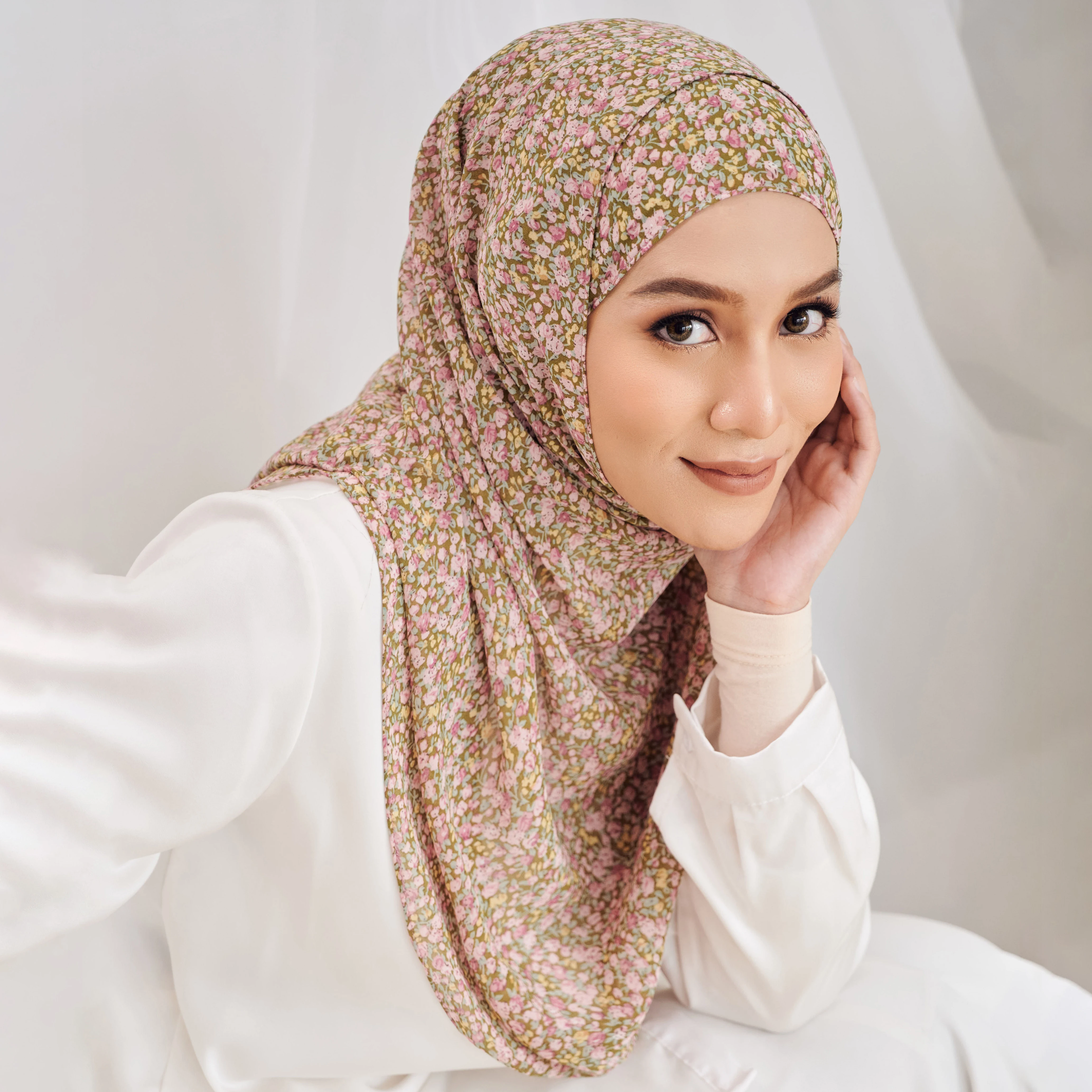 Print Chiffon Hijab Women Heavy Chiffon Bubble Scarf Leopard Popular Headscarf Wraps Bufanda Tudung Bawal