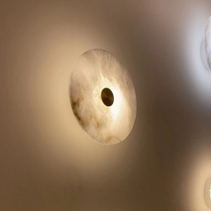 

Modern Wall Sconces Indoor Marble Wall Lamp for Bedroom Aisle Wall Light Fixture Home Decor Mirror Front Wall Sconce Lighting