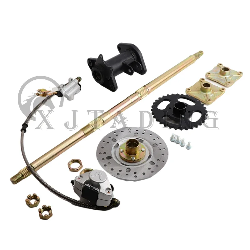 800mm/810mm rear axle assembly with Foot brake 530-32T sprocket for China 125cc 150cc 200cc 250cc ATV UTV Buggy Quad Bike Parts