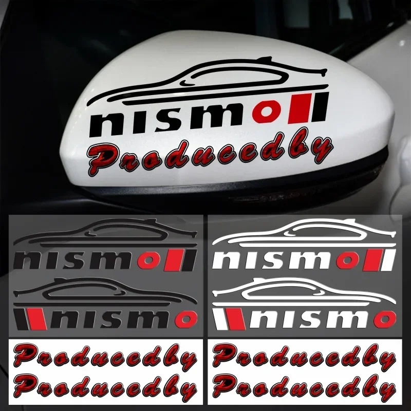 

Car Rearview Mirror Trunk Window Sticker for Nissan Nismo X-Trail T32 Xterra Qashqai Sylphy Versa Tiida Almera Altima Note Leaf