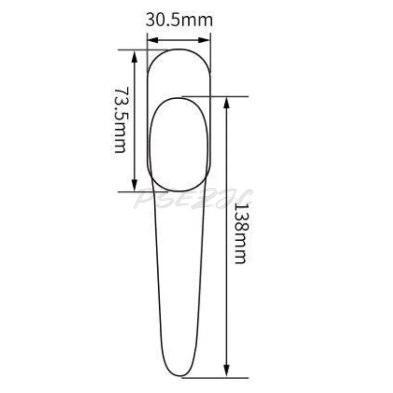 Brass Forged and Thickened High-end Window Handle with An Outward Opening and An Inward and Outward Push Window Handle