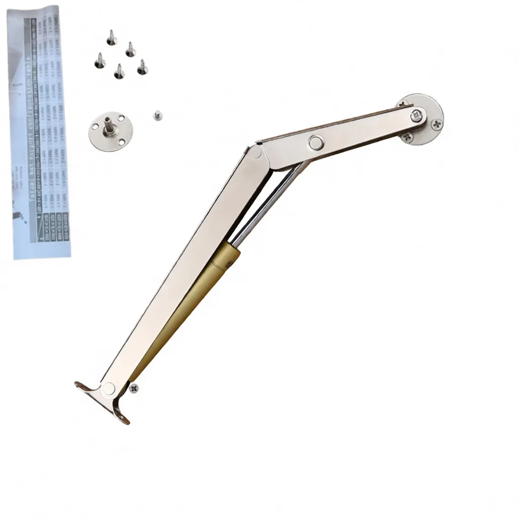 Tatami Bed Hydraulic Gas Spring Hinge For Cabinet Door Lift Support Soft Close Pneumatic Hardware Steel Lid Stay