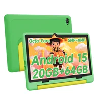 Tableta para niños de 10 pulgadas, Android15, 20GB de RAM, 64GB de ROM, 128GB, ampliable, 5000mAh, WiFi de 8 núcleos, Bluetooth, regalo para niños, Software KIDOZ para niños