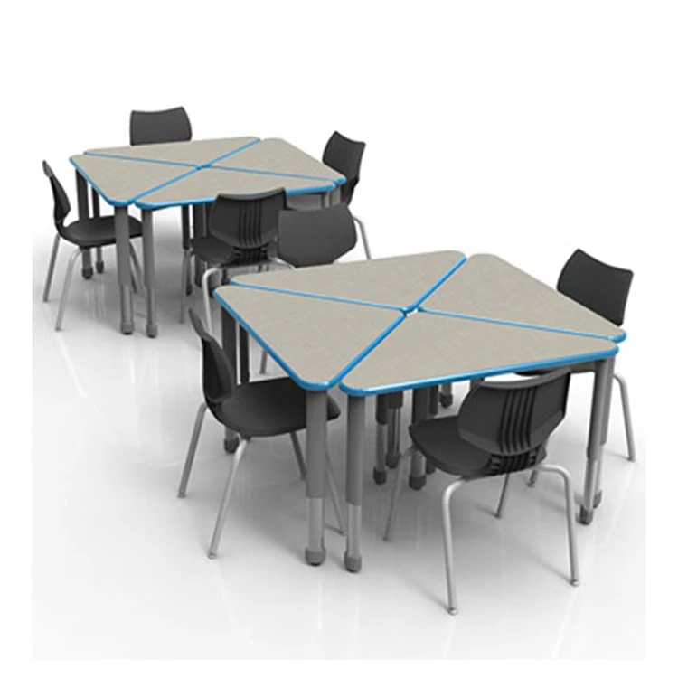 Manufacturer Durable School Classroom Desks And Chairs Sets Elementary High Student Modular Desks And Chairs Modern 1 Set Morden