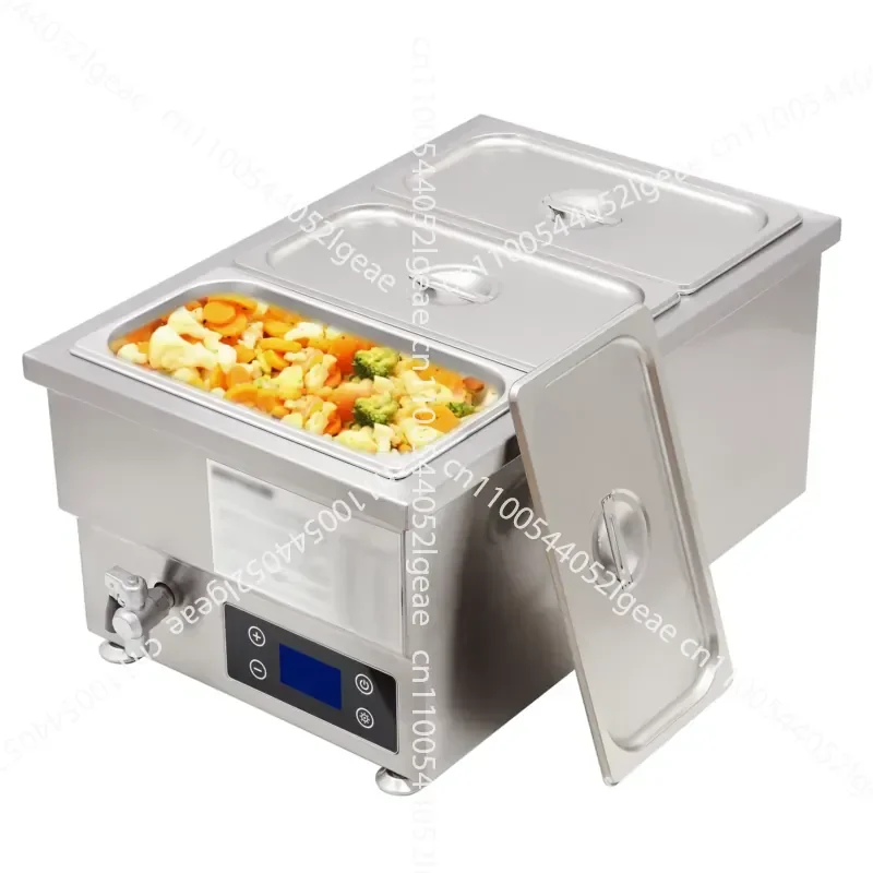 Restaurant Catering Equipment 3-Pan Electric Bain & Marie Food Heater