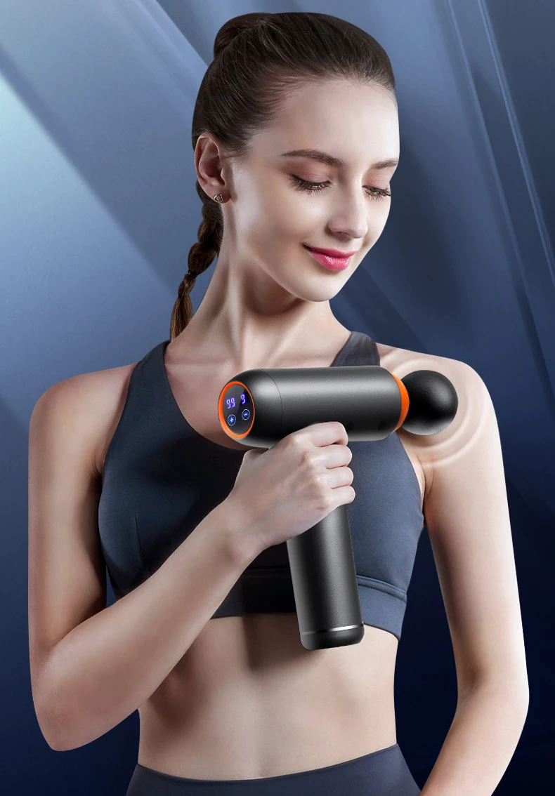 99-Gang-Massagepistole, Smarte Faszienpistole, Elektrisches Nackenmassagegerät für Körpermassage, Entspannung, Fitness und Muskelschmerz-Linderung – Detail 4