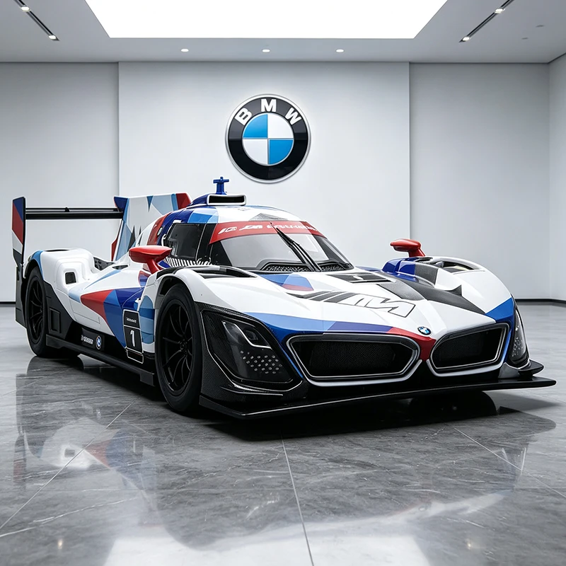 1:45 BMW M Hybrid V8 Super Racing Alloy Car Diecasts & Toy Vehicles Car Model Miniature Scale Model Car For Children
