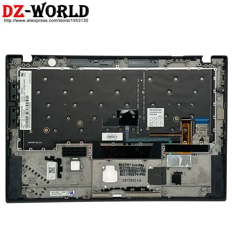 Imagem -05 - Caixa Superior c Capa para Lenovo Thinkpad x1 Carbon 5th Gen us lt hb th tw kz ru Ara bg is tr it sk Palmrest