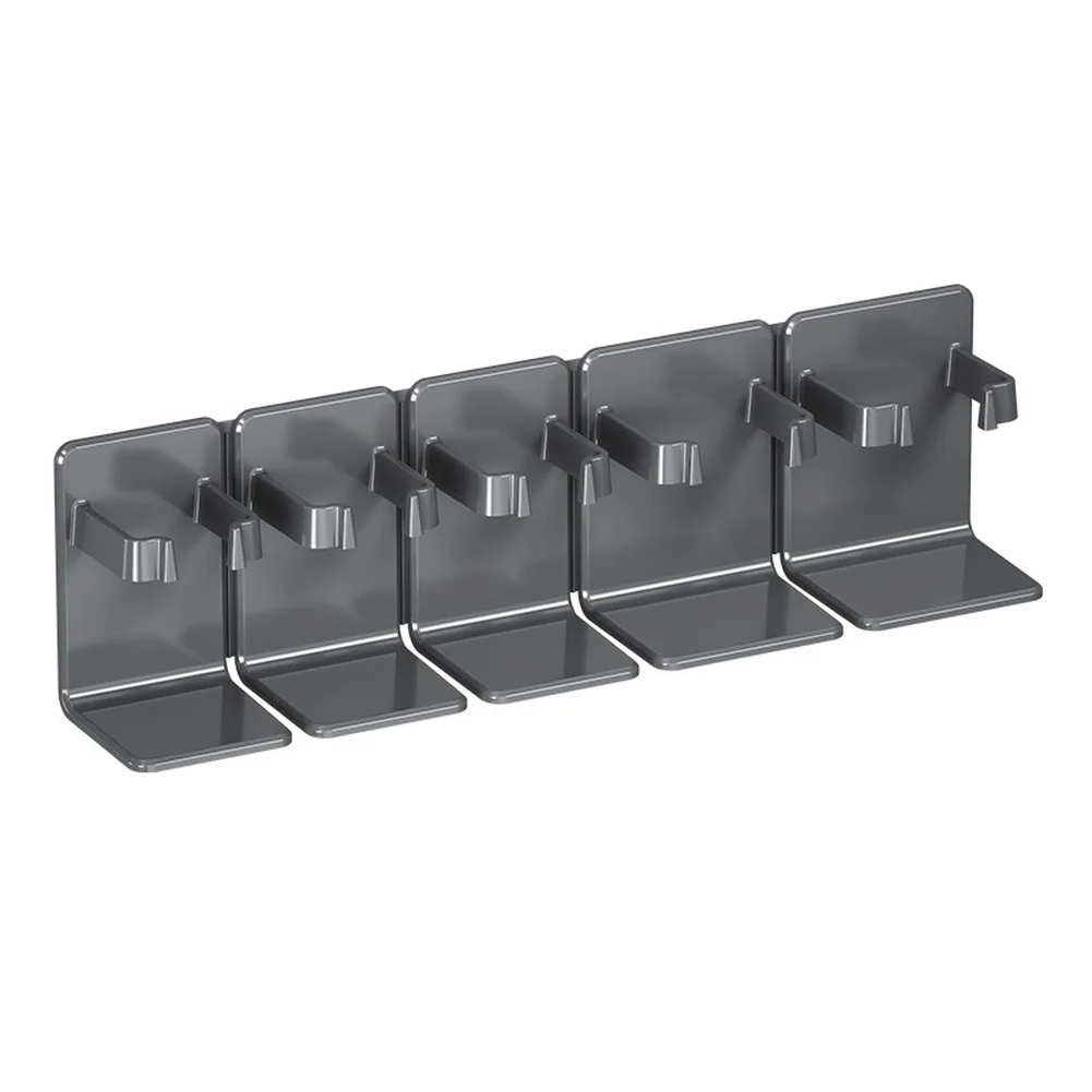 Foldable Wall Mounted Bathroom Rack No Drill Plastic Storage Shelf for Cosmetics Toiletries 25.3 x 4.3 x 6.8cm