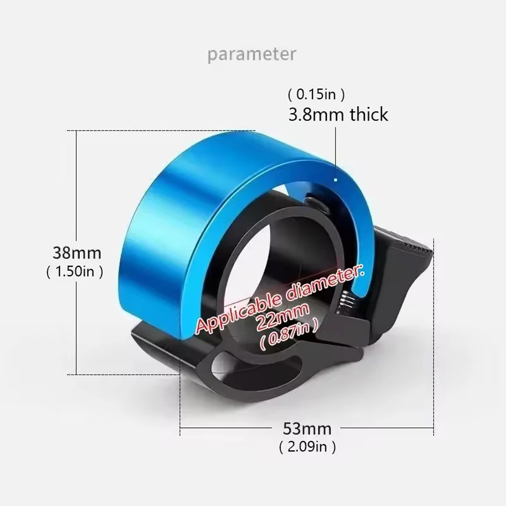 Alloy Bicycle Bell MTB Bike Horn Bike Ring Sound Alarm For Safety Cycling Handlebar Bicycle Call Bike Accessories image 3