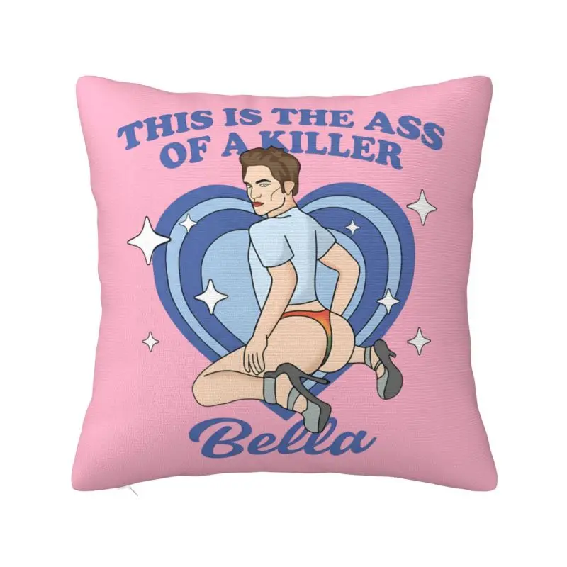 روبرت باتينسون هذا هو الحمار من القاتل بيلا ميمي غطاء الوسادة لينة رمي كيس وسادة الديكور الفراش أريكة المخدة #1