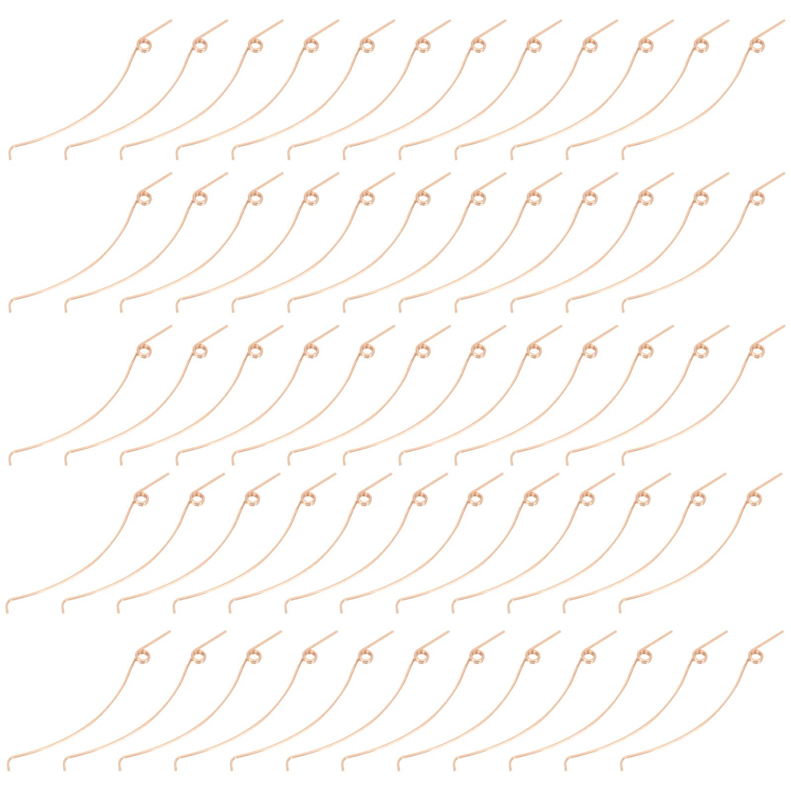 

70 Pcs Simple Sound Damping Spring Piano Key Copper Vertical Keyboard Accessories