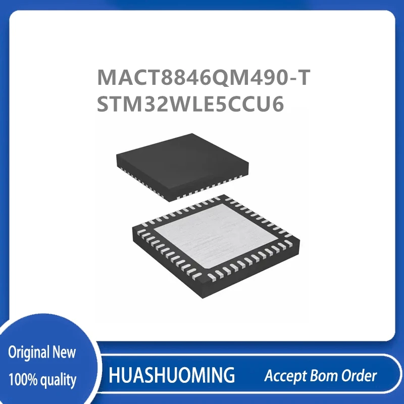 5Pcs/Lot   8846QM 8846Q MACT8846QM490-T STM32WLE5CCU6  STM32WLE5 QFN48