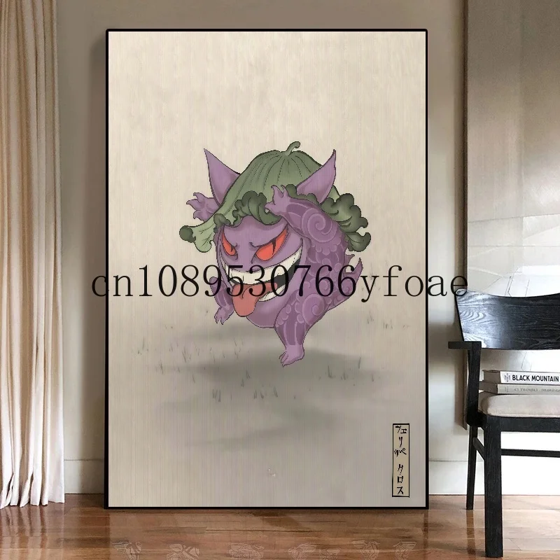 

Anime Pokemon Canvas Painting Bulbasaur Charmander Squirtle Poster and Print Watercolor Wall Art Picture Home Decor Kids Gifts