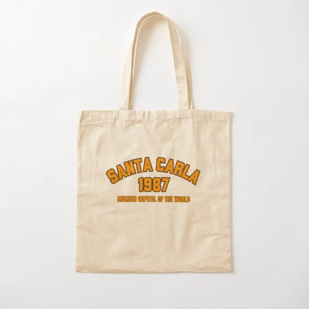 Santa Carla Tote Bag Canvas bag for women ecological bags cute tote bag Cloth bags