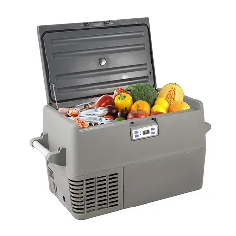 YUTON 듀얼 냉장 자동차 냉장고, 미니 소형 휴대용 쿨러, 미니 자동차 냉장고, 12V, 220V