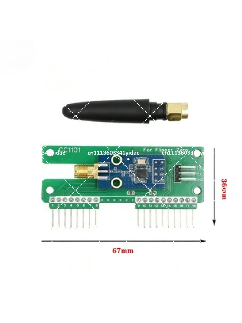 CC1101 SubGhz Module 433MHz Antenna for Hacking RFID