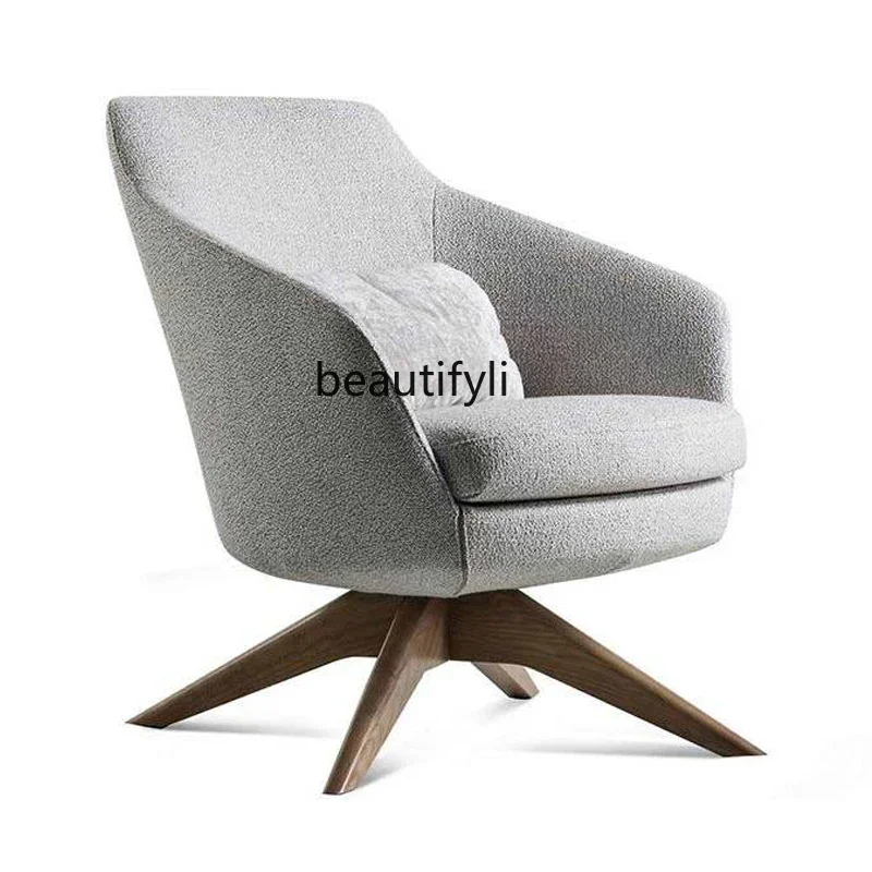 

X188 American Retro Leisure Chair Sofa Backrest Designer Model Armchair Light Luxury Modern Balcony Chair