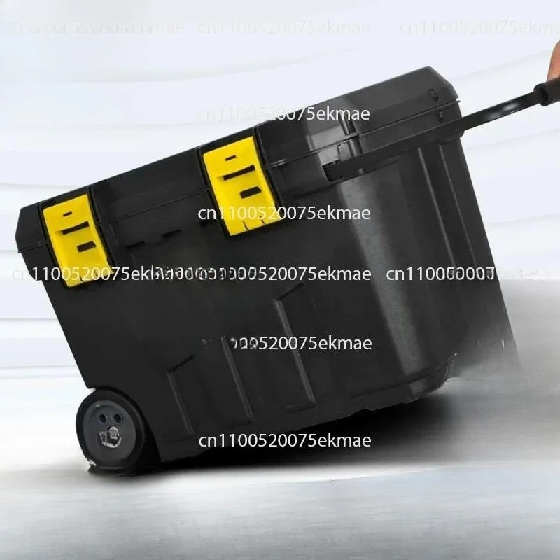 Car Hardware Toolbox Thickened Wheeled Large Portable Multifunctional Home Maintenance Tool Storage Box
