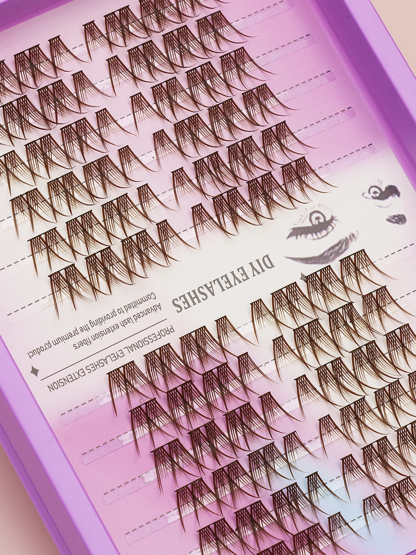 رموش صناعية طبيعية بنية اللون بأنماط مختلفة، ضرورية للسفر. رموش المنك رقيق وناعمة ثلاثية الأبعاد، رموش طويلة #3