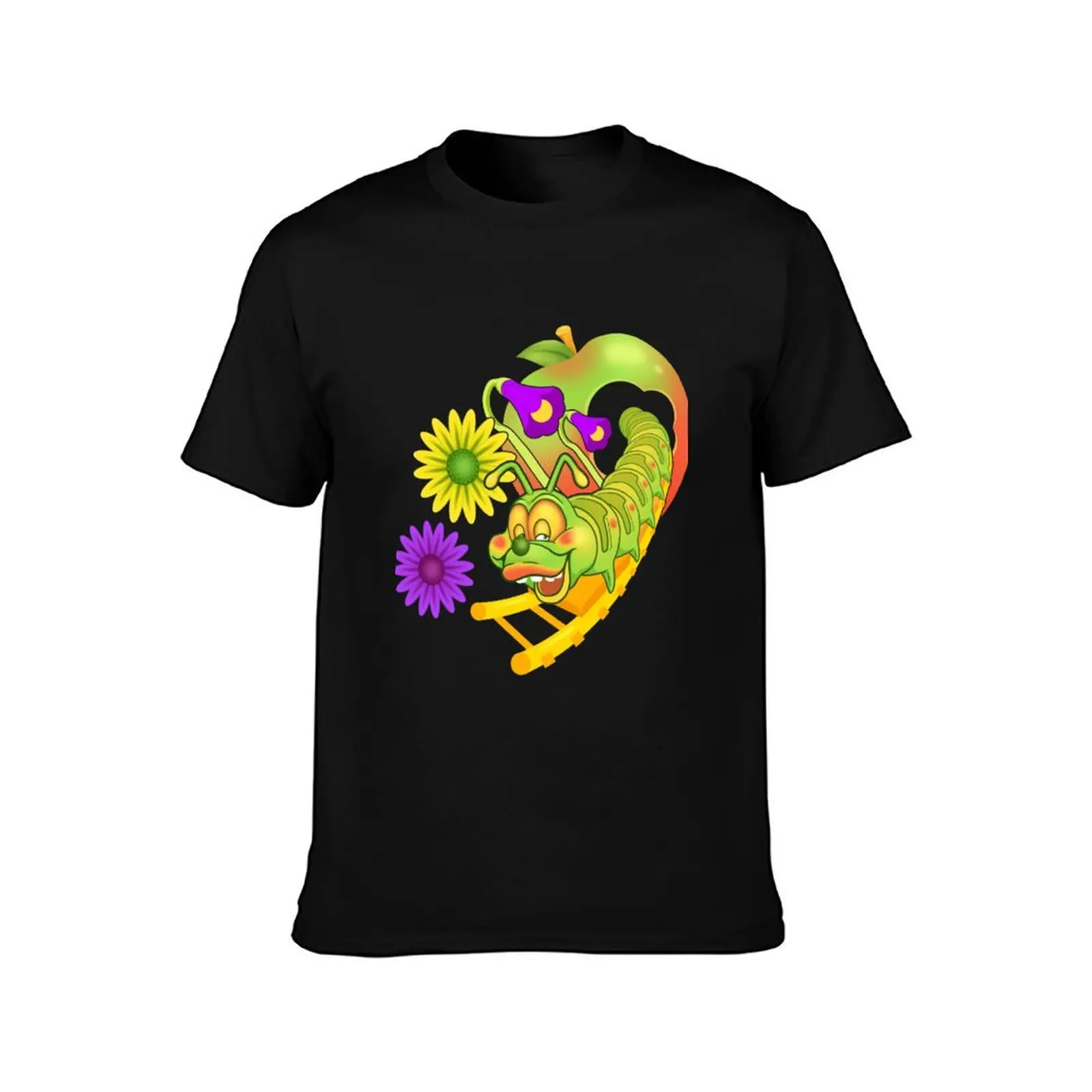 WACKIEST WORM Roller Coaster T-Shirt t shirts for man pack cotton T-Shirt