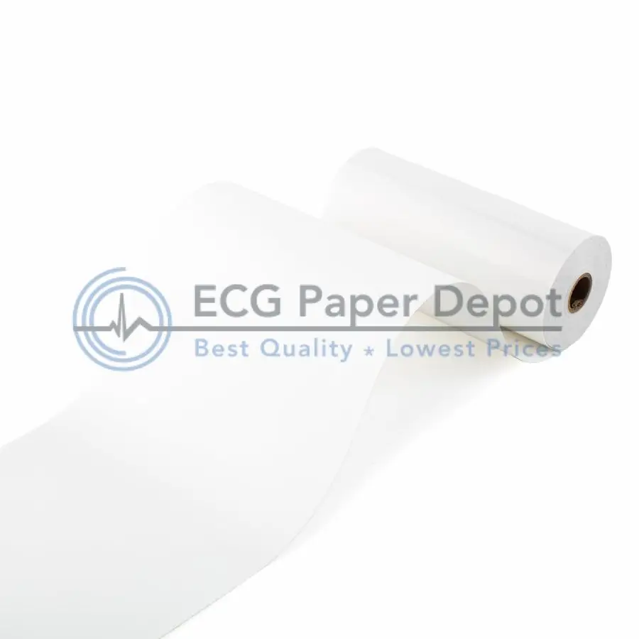 y Compatible con Mitsubishi UPP110HG Papel de película térmica para grabación de vídeo por ultrasonido de alto brillo 10 rollos, 110 mm x 18 mm