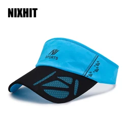 NIXHIT-Sombrero para el sol transpirable para hombre, gorra vacía para deportes al aire libre, senderismo, viajes, escalada, tenis, Golf, correr, A293