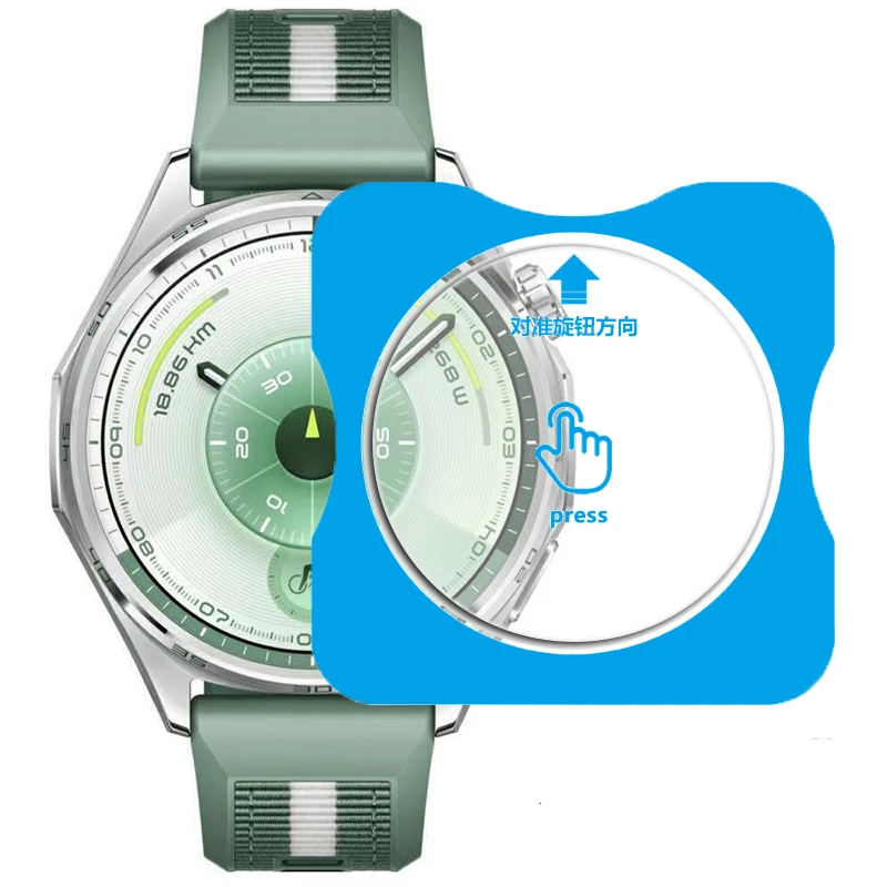 화웨이 워치 GT6 46mm 41mm용 강화유리 1-3개, 도구 포함 간편 설치 화면 보호기, 화웨이 GT6 GT5 GT5Pro 46mm 42mm용