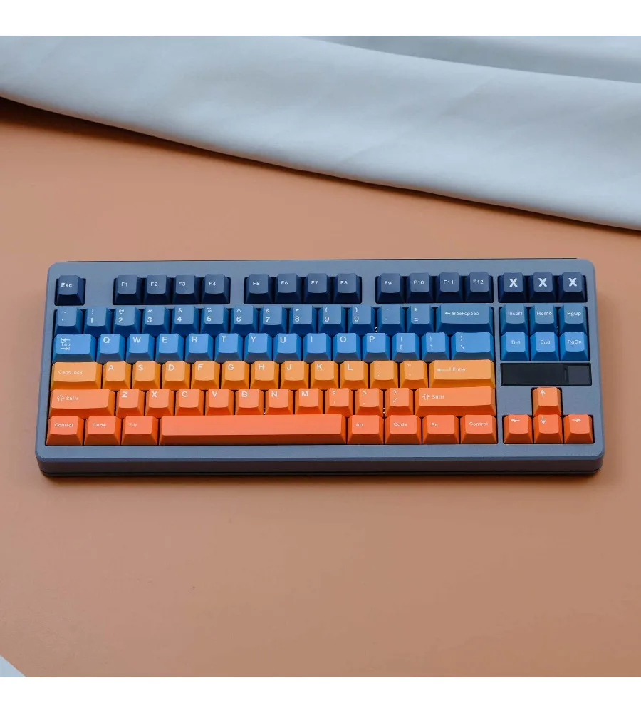 Skyline gradual change keycap 147 keys PBT material original height five-sided sublimation process adapted to mechanical